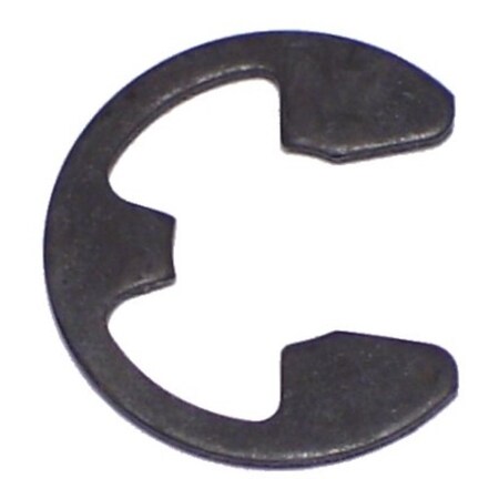 Midwest Fastener External-E Retaining Ring, Steel Black Phosphate Finish, 7/16 in Shaft Dia, 30 PK 61096